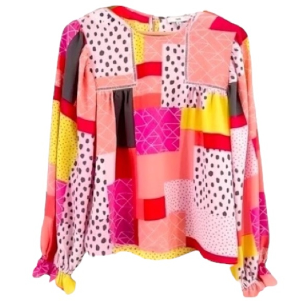 Fate Do Your Best Abstract Patchwork Top || Large - image 4